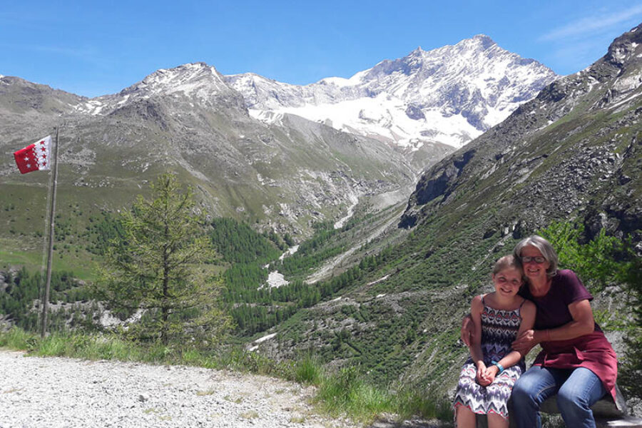 Vue sur les montagnes